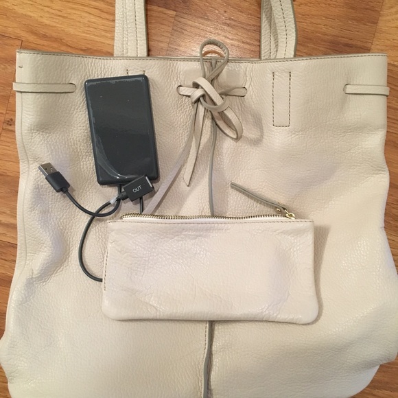 Banana Republic Phone-charging Leather Tote - Picture 7 of 7